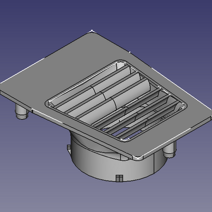 Dash vent - fits 1963-1966 Chrysler A bodies